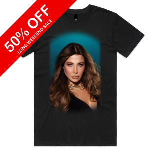 NANCY AJRAM | BLACK T-SHIRT PORTRAIT